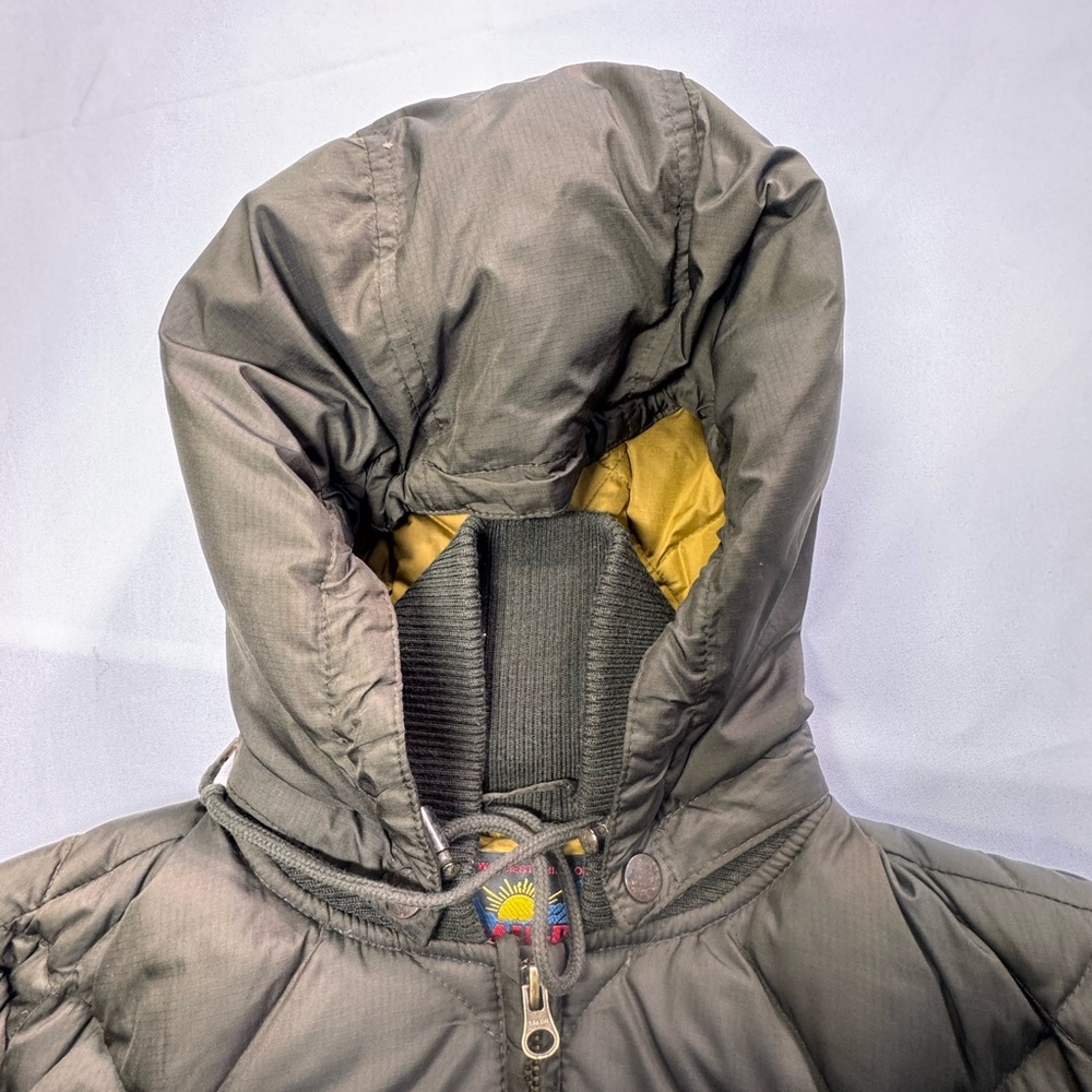Eddie Bauer EB550 Premium Goose Down Puffer Jacket - Olive Green - Women’s M - Picture 9 of 10